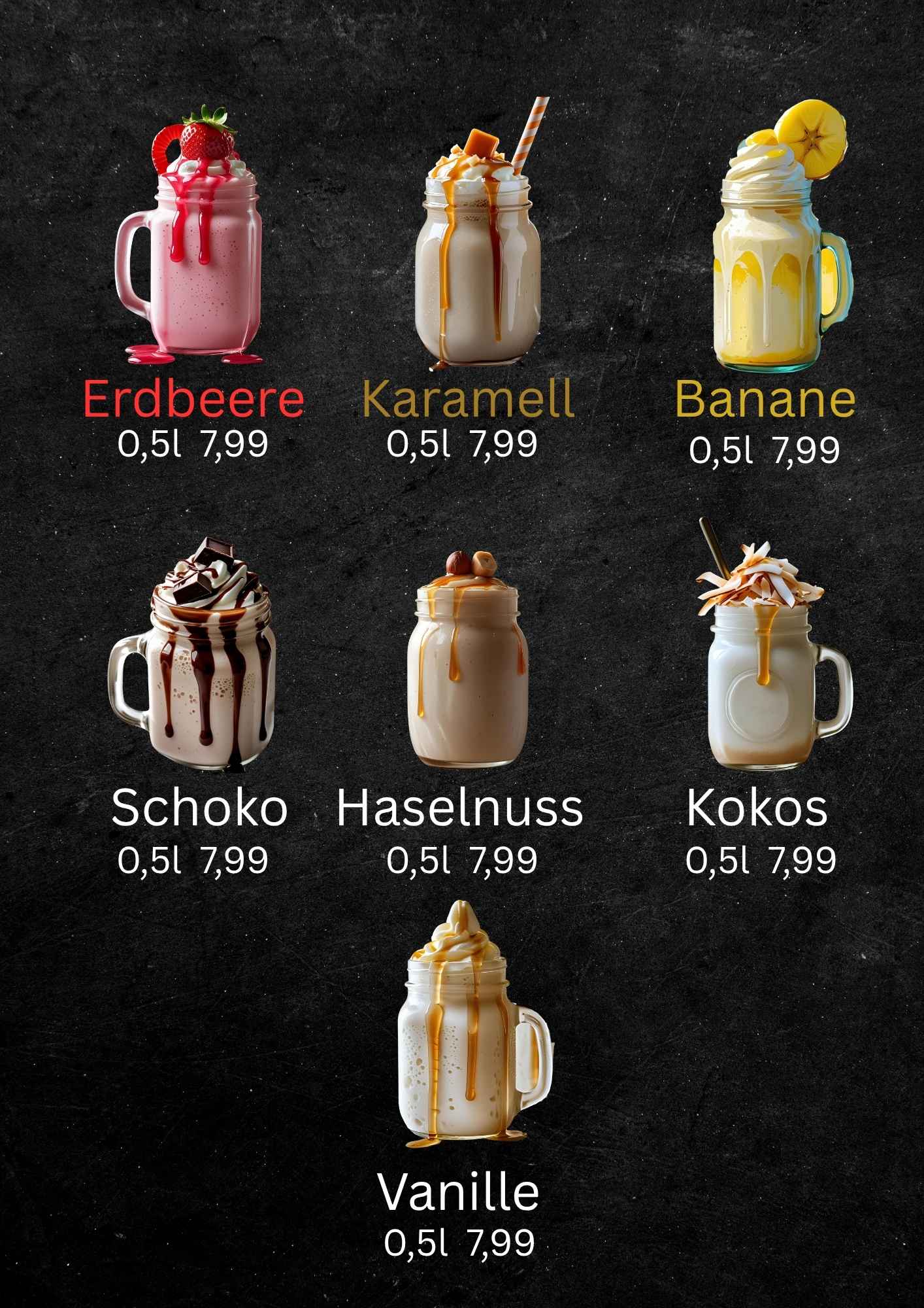 Milchshakes
